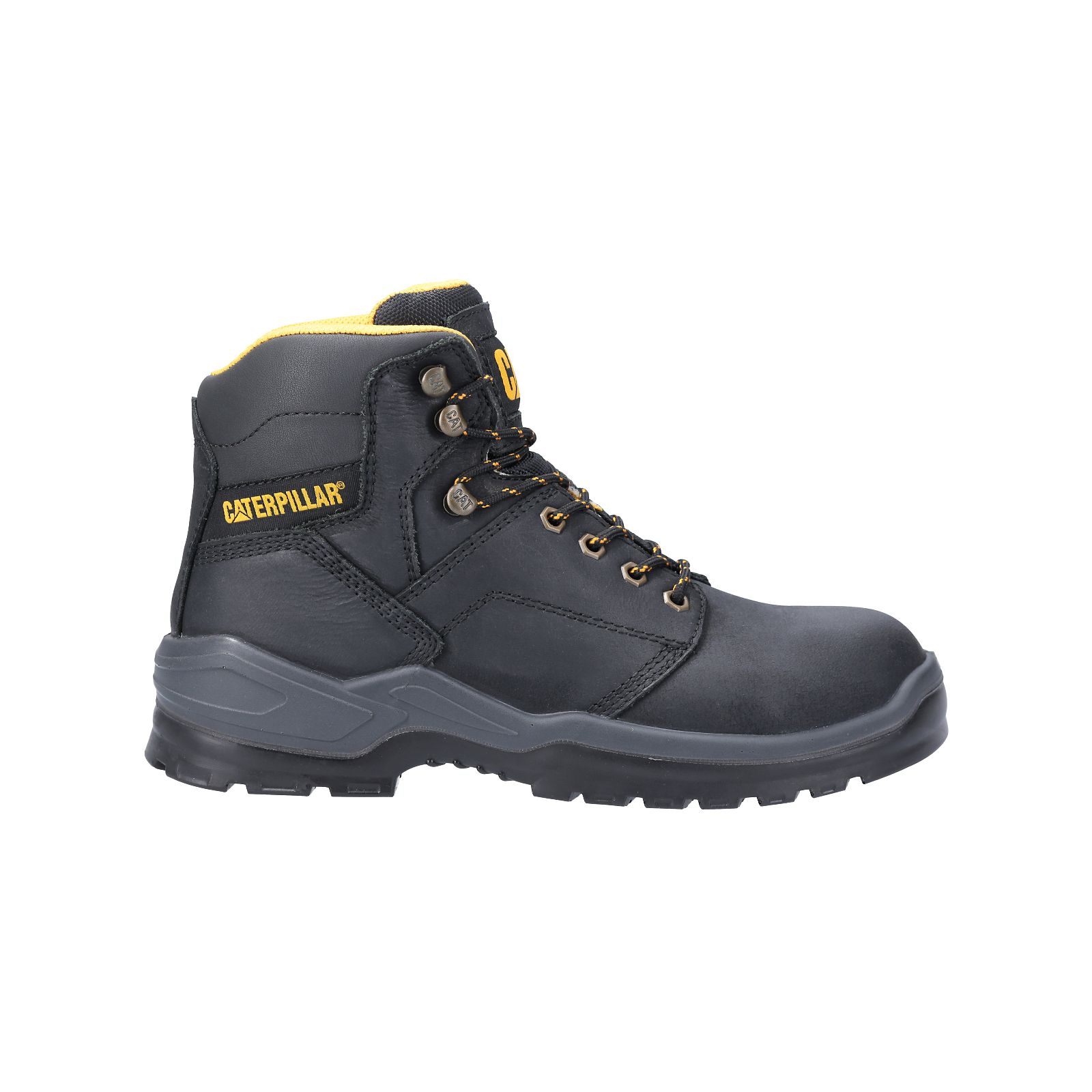 Men's Caterpillar Striver St S3 Src Work Boots Black Ireland XVGM60351